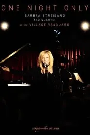Poster for Barbra Streisand And Quartet at the Village Vanguard - One Night Only